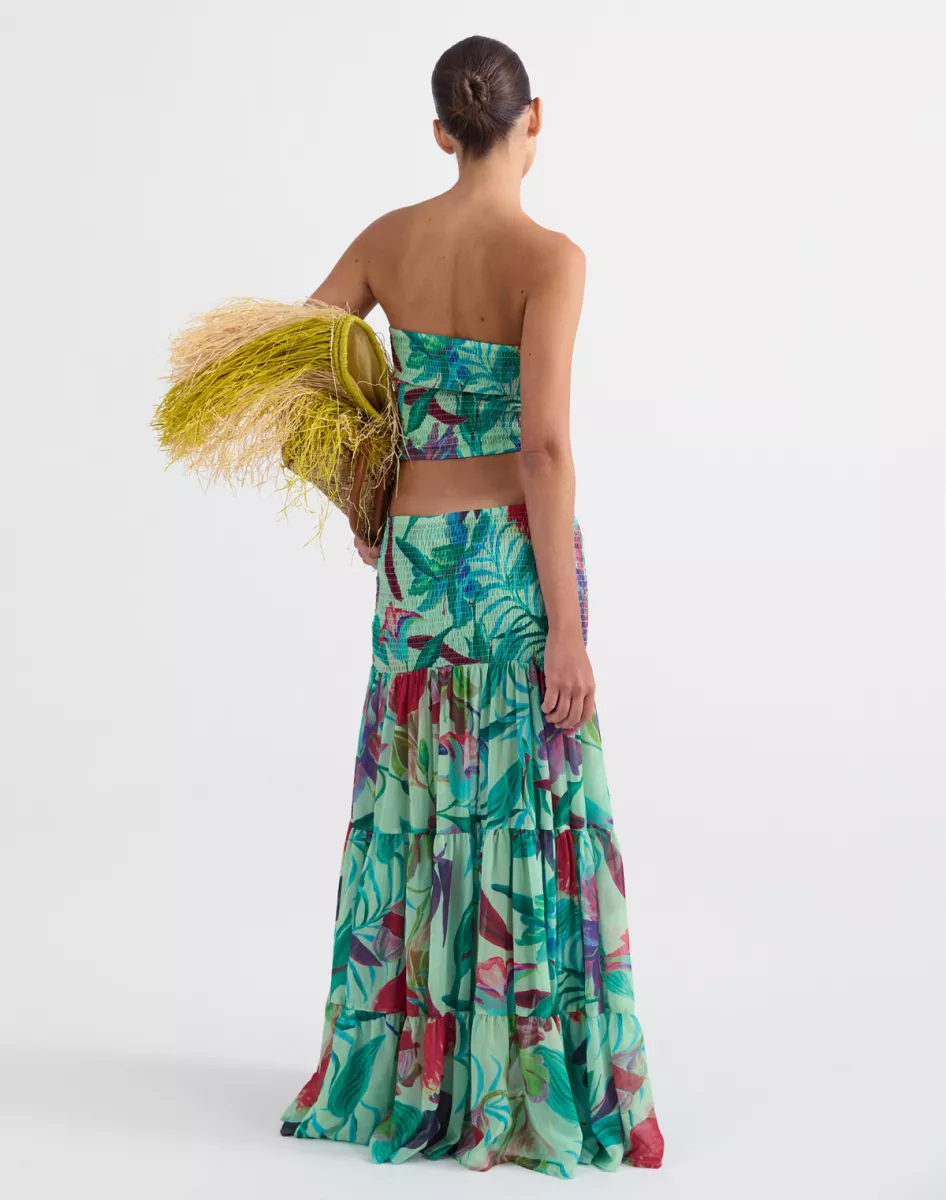 Stieglitz | Rokken lang | Groen | Pepper Smock Long Skirt 3 Stieglitz Stieglitz | Rokken lang | Groen | Pepper Smock Long Skirt