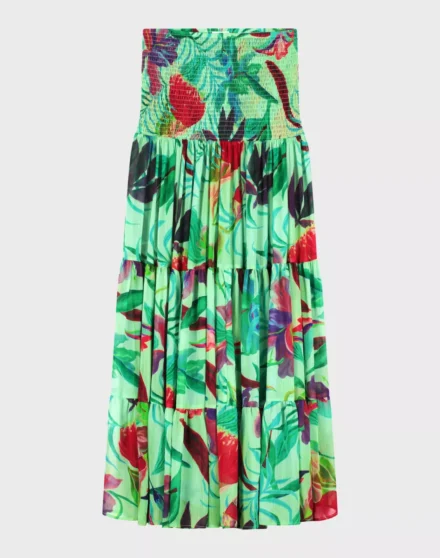 Stieglitz Stieglitz | Rokken lang | Groen | Pepper Smock Long Skirt