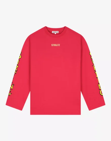 Stieglitz Stieglitz | Longsleeve | Rood | Safira skate tee wide sleeves