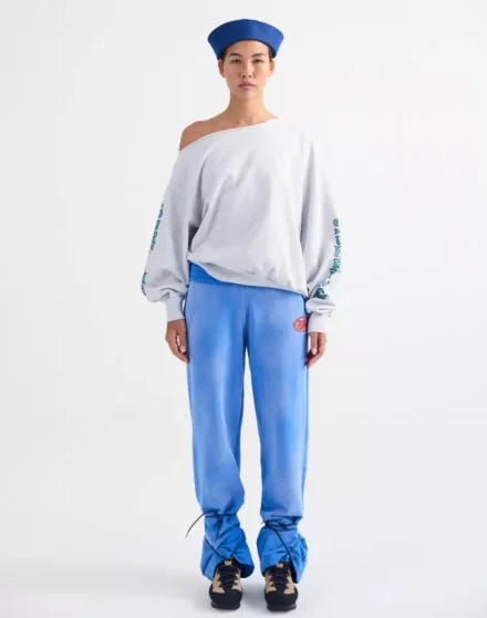 Stieglitz Stieglitz | Sweater | Grijs | Winny off shoulder oversized