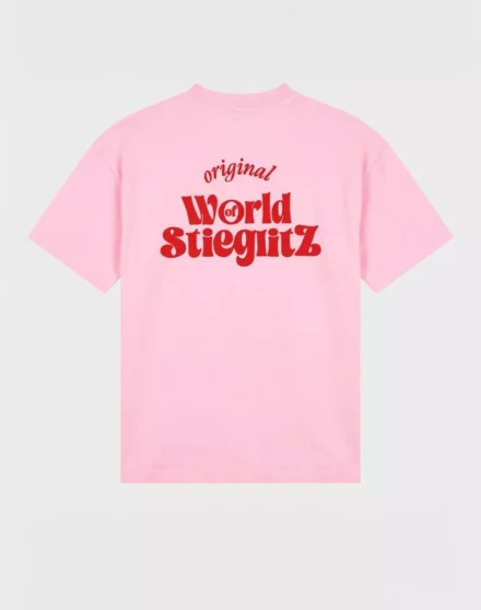 Stieglitz Stieglitz | T-shirt | Roze | World of stieg oversized t-shirt