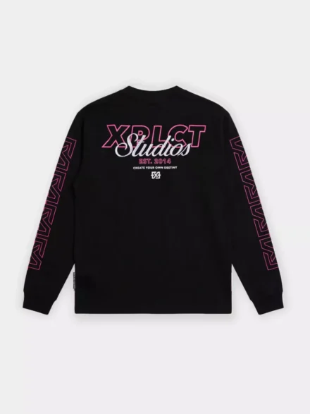 XPLCT XPLCT | T-shirts lm | Zwart | Destiny longsleeve