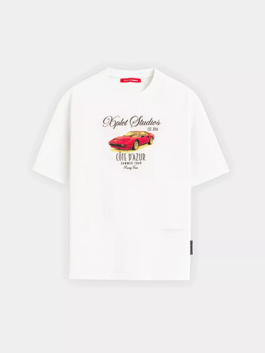 XPLCT | T-shirt | Wit | Supercar Tee 2 XPLCT XPLCT | T-shirt | Wit | Supercar Tee