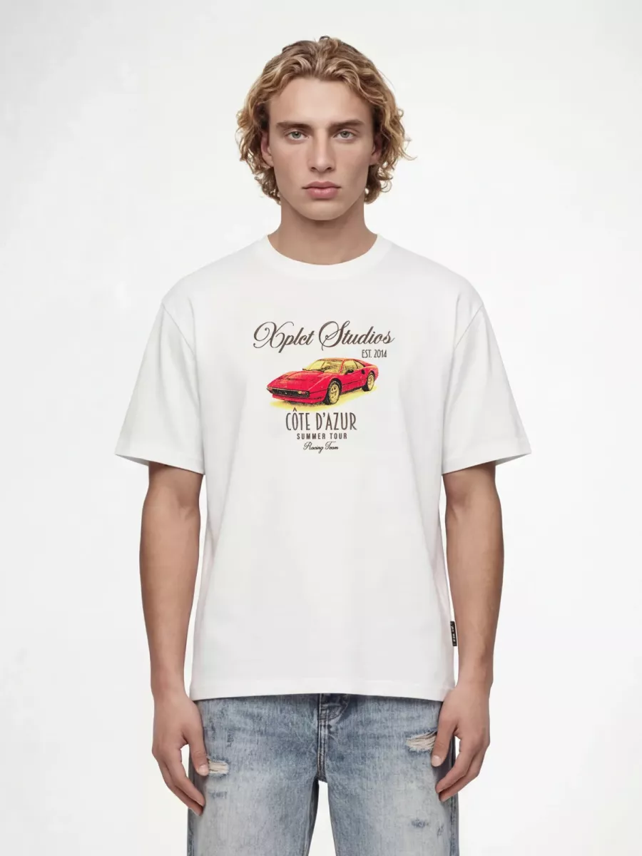 XPLCT | T-shirt | Wit | Supercar Tee 1 XPLCT XPLCT | T-shirt | Wit | Supercar Tee