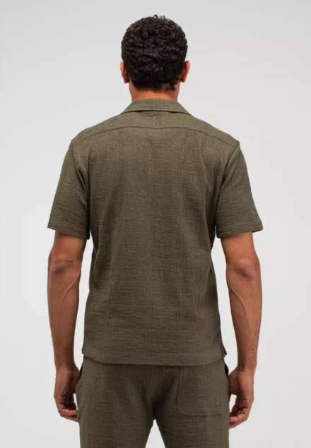 butcher of blue butcher of blue | Overhemd korte mouw | Groen | M2516059