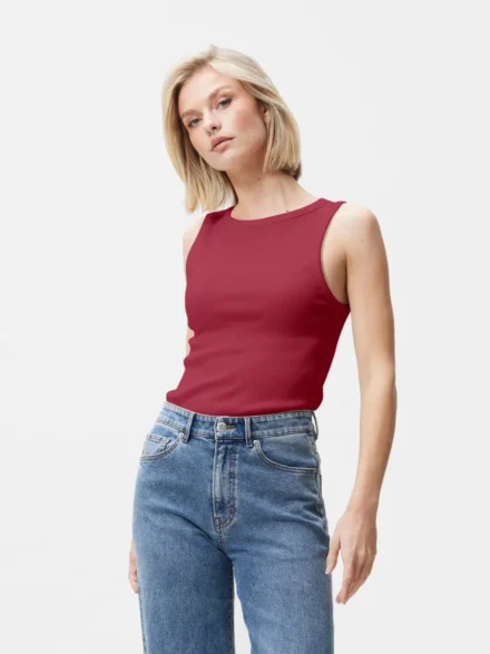 Catwalk Junkie Catwalk Junkie | Singlet | Rood | classic rib singlet