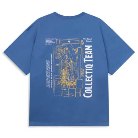 Collectiq Collectiq | T-shirt | Blauw | Blueprint tee