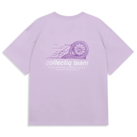 Collectiq Collectiq | T-shirt | Paars | Rubberizing tee