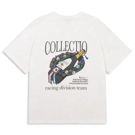 Collectiq Collectiq | T-shirt| Wit | Wreath tee