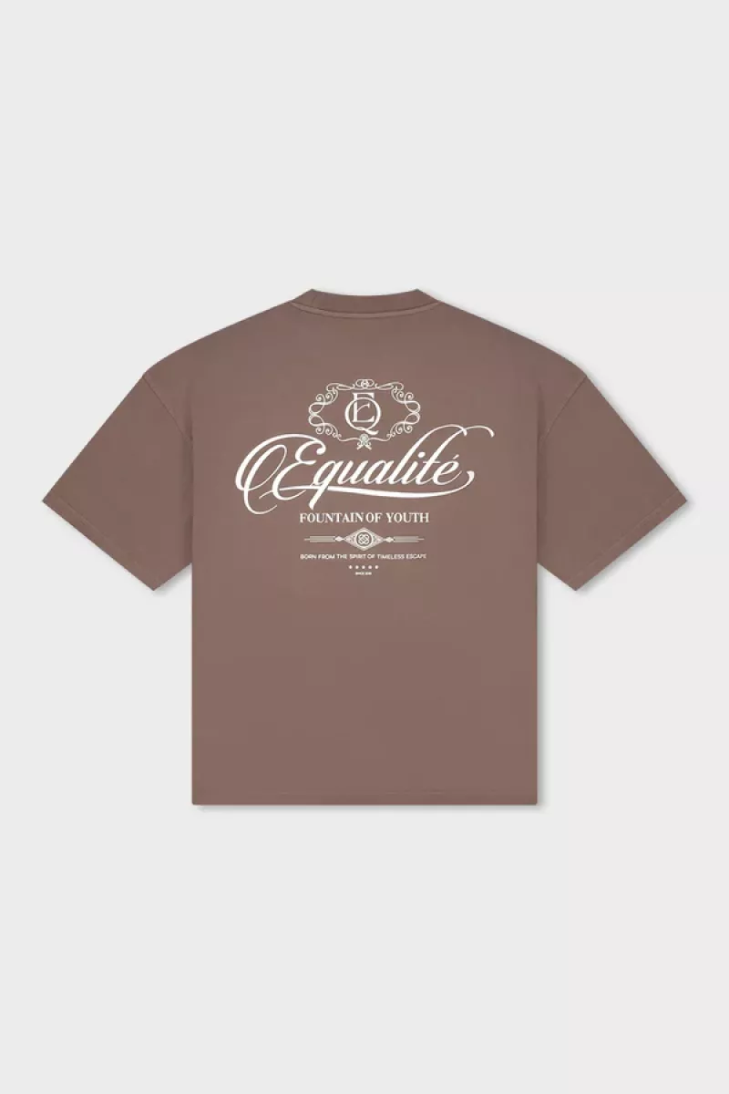 Equalité | T-shirt | Bruin | Yuki boxy tee 5 Equalité Equalité | T-shirt | Bruin | Yuki boxy tee