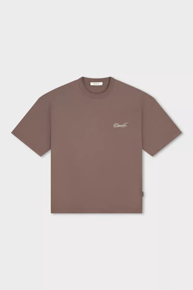 Equalité | T-shirt | Bruin | Yuki boxy tee 6 Equalité Equalité | T-shirt | Bruin | Yuki boxy tee