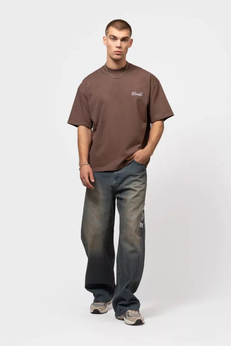 Equalité | T-shirt | Bruin | Yuki boxy tee 1 Equalité Equalité | T-shirt | Bruin | Yuki boxy tee