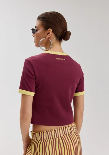 Harper and Yve Harper and Yve | T-shirt rh | Rood | Sombra-SS