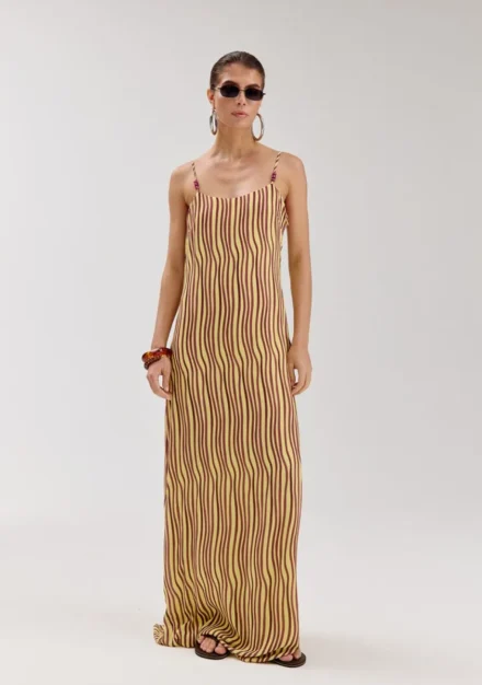 Harper and Yve Harper and Yve | Jurken lang | Geel | Vivien-DR