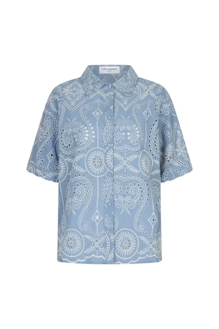 Lofty Manner Lofty Manner | Shirt | Blauw | Blouse Marianne