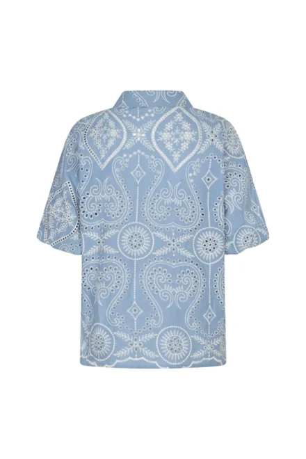 Lofty Manner Lofty Manner | Shirt | Blauw | Blouse Marianne