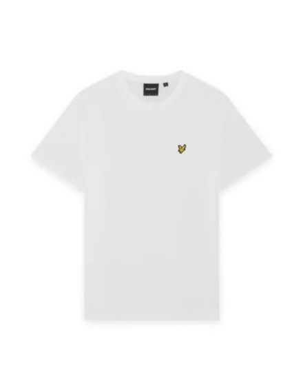 Lyle & Scott Lyle & Scott | T-shirt | Wit | Popcorn Jacquard T-shirt