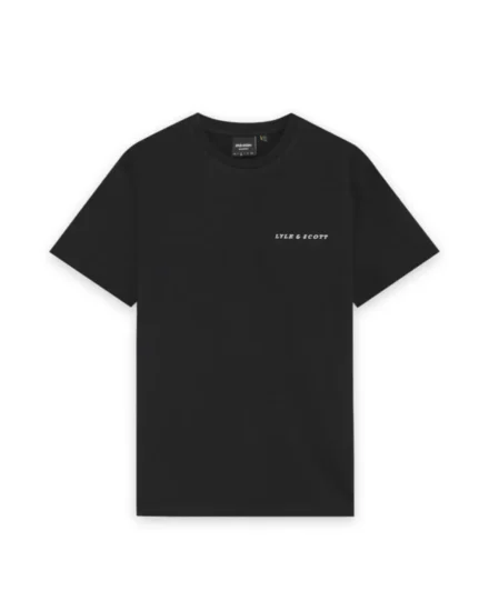 Lyle & Scott Lyle & Scott | T-shirt | Zwart | Script T-shirt