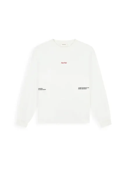 Pure Path Pure Path | Longsleeve Mirror Logo | Wit | 26010128