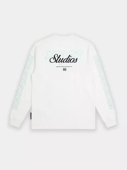 XPLCT XPLCT | Longsleeve Destiny | Wit | xpl-2602-08