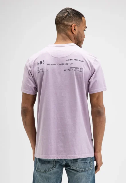 butcher of blue butcher of blue | T-shirt | Paars | Classic BB hook tee
