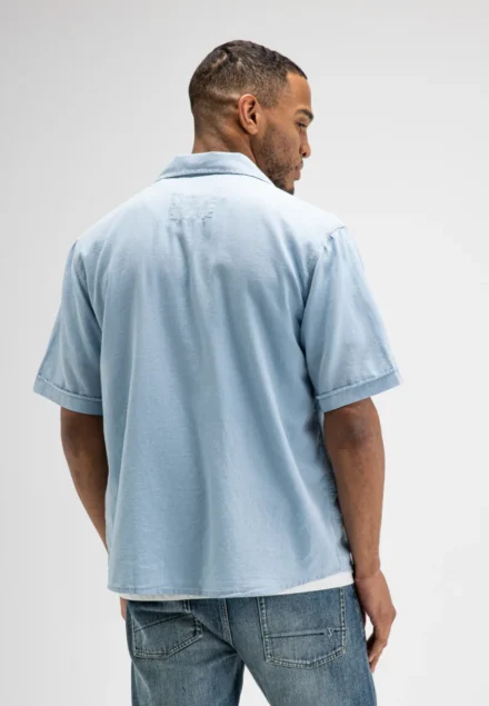 butcher of blue butcher of blue | Overhemd korte mouw | Blauw | M2614063