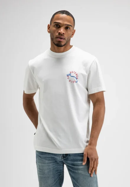 butcher of blue butcher of blue | T-shirt | Wit | Vintage hook Loose Tee