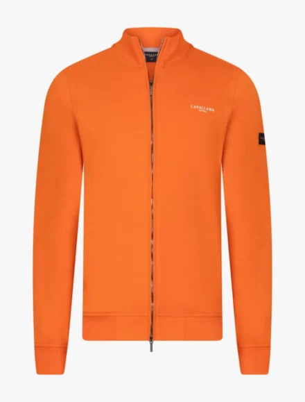 Cavallaro Cavallaro | Vest | Oranje | WK26 Full Zip Sweat
