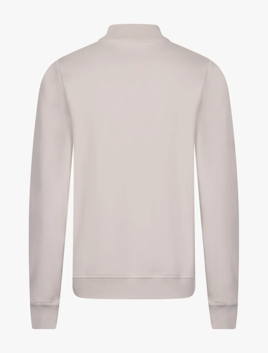 Cavallaro | Sweater | Beige | WK26 Half Zip Sweat 2 Cavallaro Cavallaro | Sweater | Beige | WK26 Half Zip Sweat