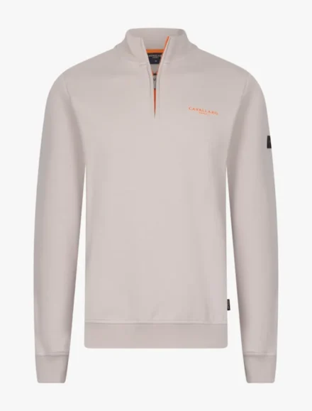 Cavallaro Cavallaro | Sweater | Beige | WK26 Half Zip Sweat