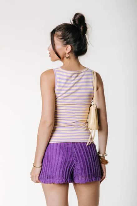 Colourful Rebel Colourful Rebel | Singlet | Paars | Kate Fancy Label Tanktop