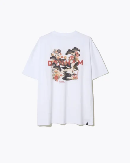 Denham Denham | T-shirt | Wit | Kansai graphic tee lwj