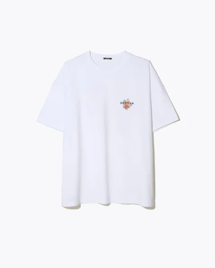 Denham Denham | T-shirt | Wit | Kansai graphic tee lwj