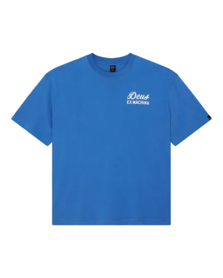 Deus Deus | T-shirt | Blauw | Biarritz sign tee