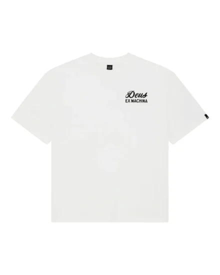 Deus Deus | T-shirt | Wit | Biarritz sign tee