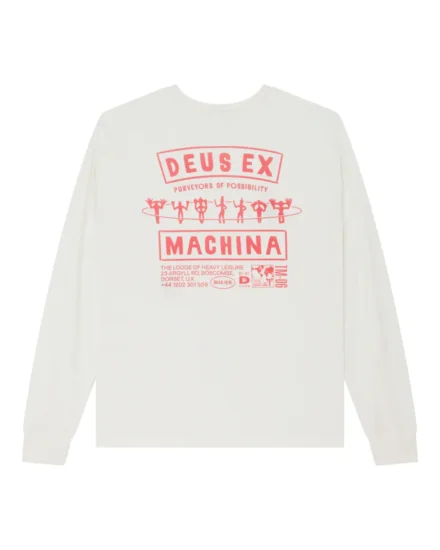Deus Deus | Longsleeve | Wit | Kumbaya ls tee