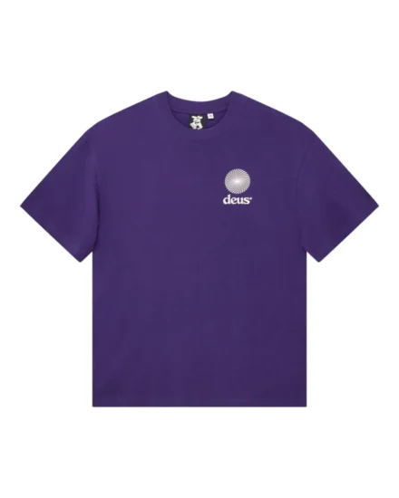 Deus Deus | T-shirt | Paars | Strata tee