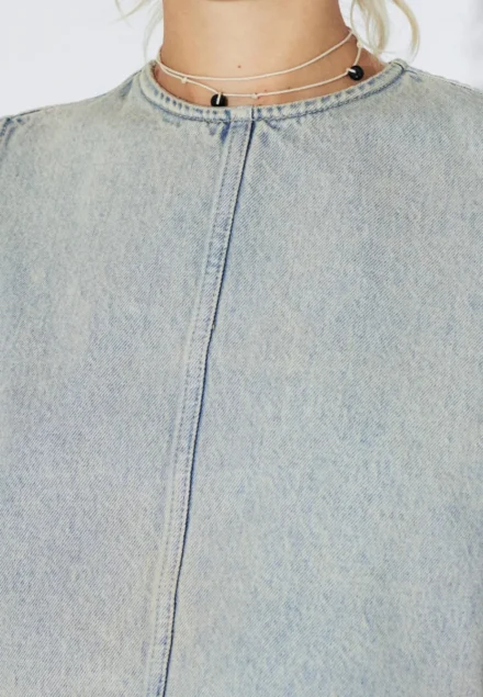 Dr Denim Dr Denim | Singlet | Blauw | Erin top