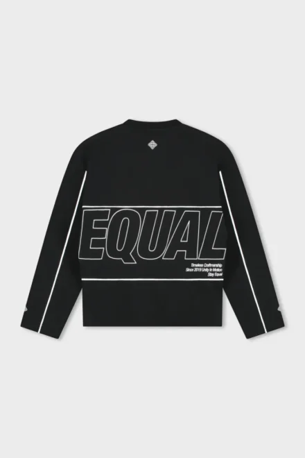 Equalité Equalité | Longsleeve | Zwart | bruno line longsleeve tee