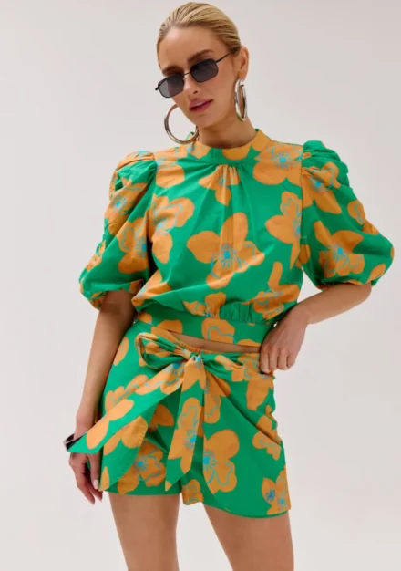 Harper and Yve Harper and Yve | Short sleeve top | Groen | Macey-SS