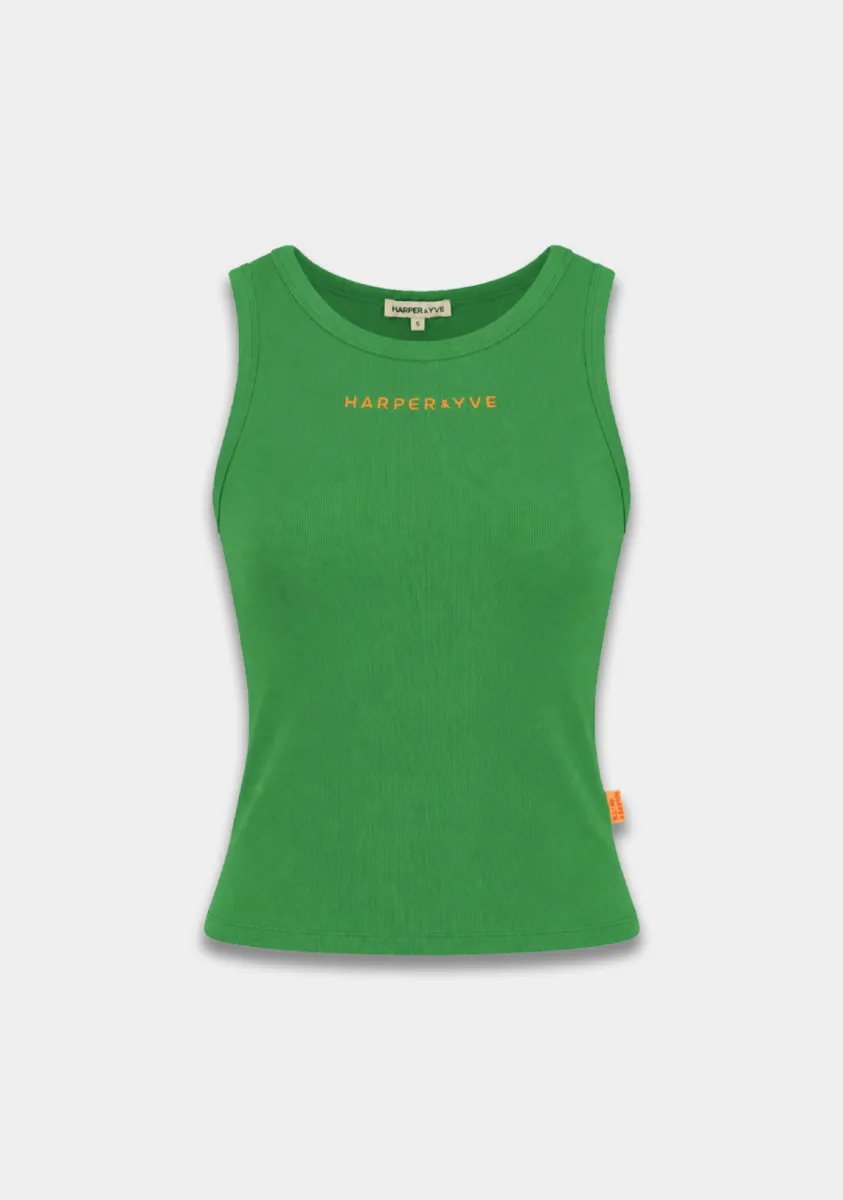 Harper and Yve | Singlet | Groen | Yenn-SS 2 Harper and Yve Harper and Yve | Singlet | Groen | Yenn-SS