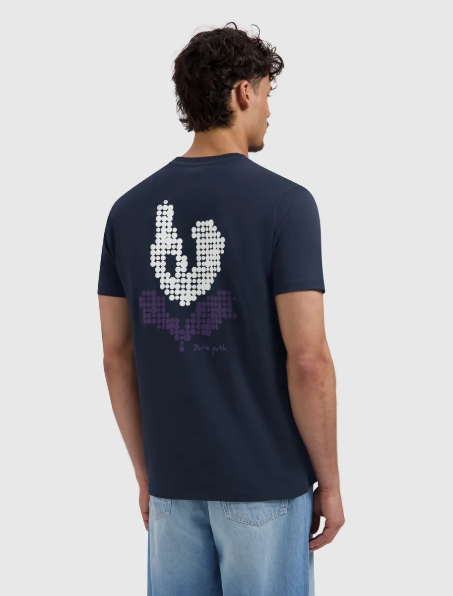 Pure Path | T-shirt | Blauw | 26020106 2 Pure Path Pure Path | T-shirt | Blauw | 26020106