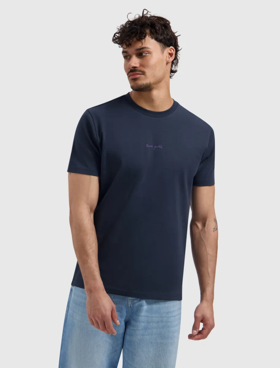 Pure Path | T-shirt | Blauw | 26020106 4 Pure Path Pure Path | T-shirt | Blauw | 26020106