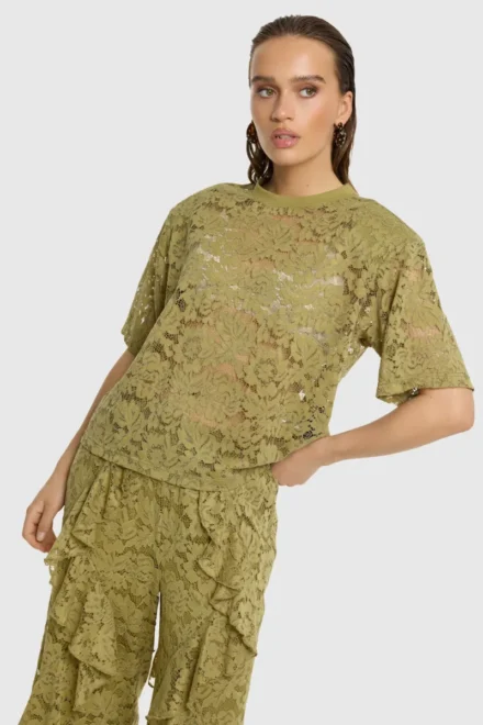 Refined Department Refined Department | T-shirt | Groen | Angie T-shirt