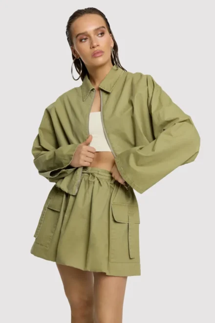 Refined Department Refined Department | Rok | Groen | Mandy Skirt