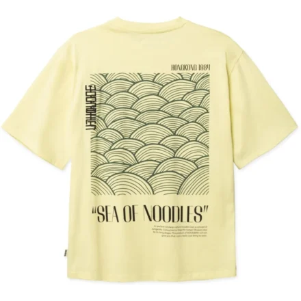 Woodbird Woodbird | T-shirts rh | Geel | Baine Sea tee