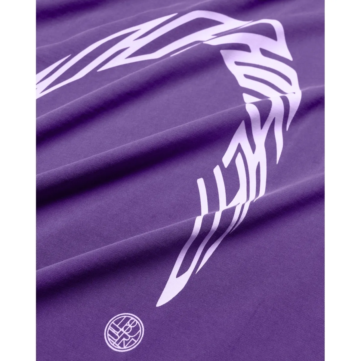 Woodbird | T-shirt | Paars | Baine warp acid tee 4 Woodbird Woodbird | T-shirt | Paars | Baine warp acid tee