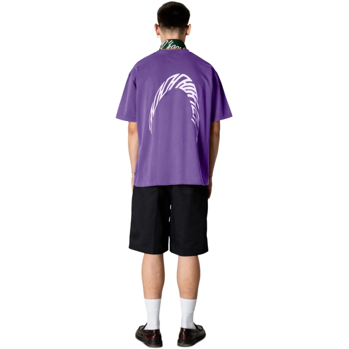 Woodbird | T-shirt | Paars | Baine warp acid tee 6 Woodbird Woodbird | T-shirt | Paars | Baine warp acid tee
