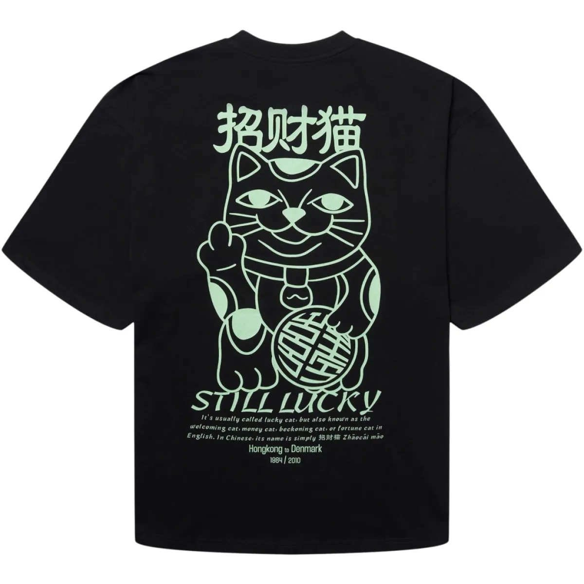 Woodbird | T-shirt | Zwart | Beam lucky tee 2 Woodbird Woodbird | T-shirt | Zwart | Beam lucky tee