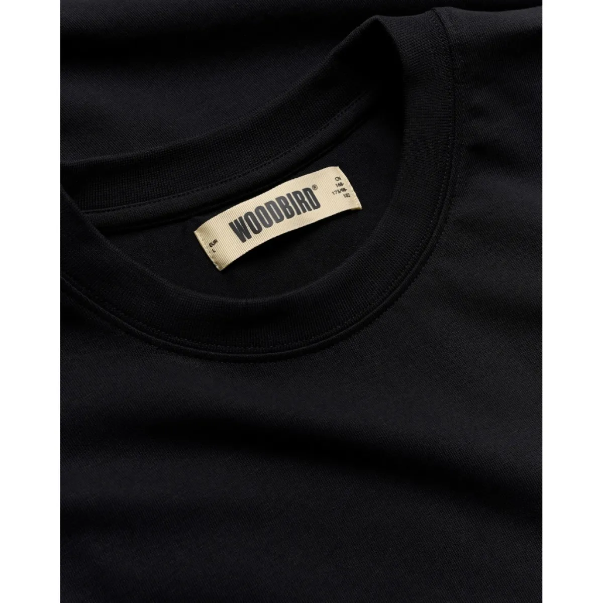 Woodbird | T-shirt | Zwart | Beam lucky tee 3 Woodbird Woodbird | T-shirt | Zwart | Beam lucky tee